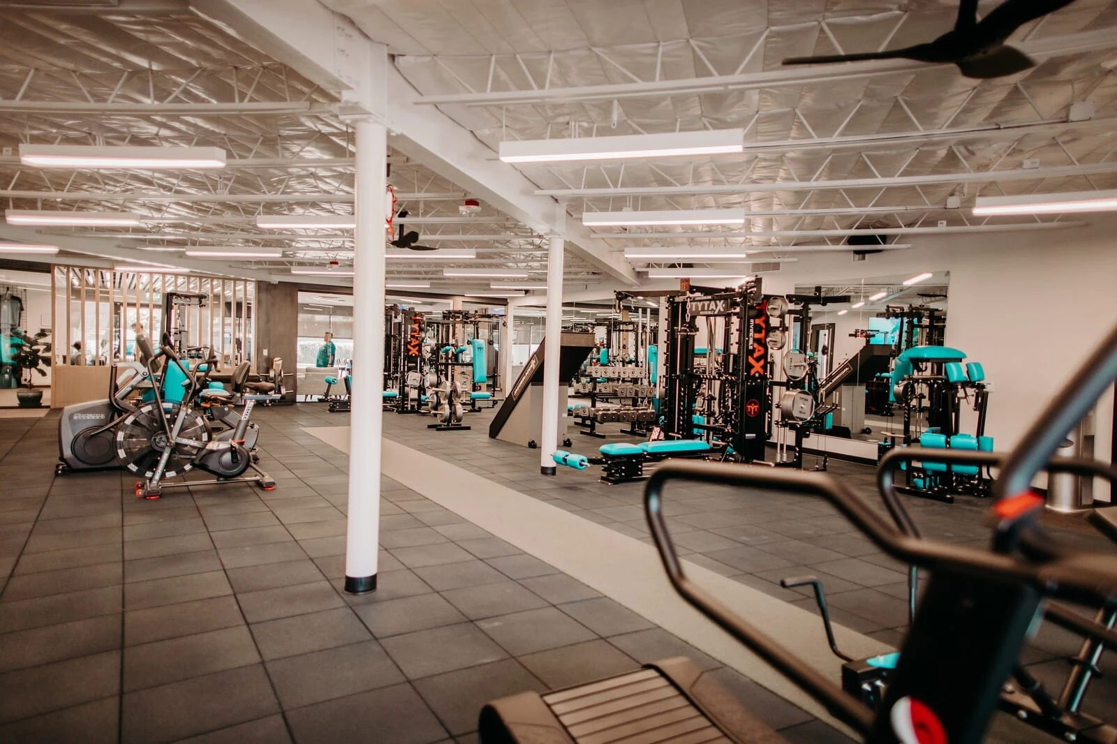 Equipment in the Benessair training studio