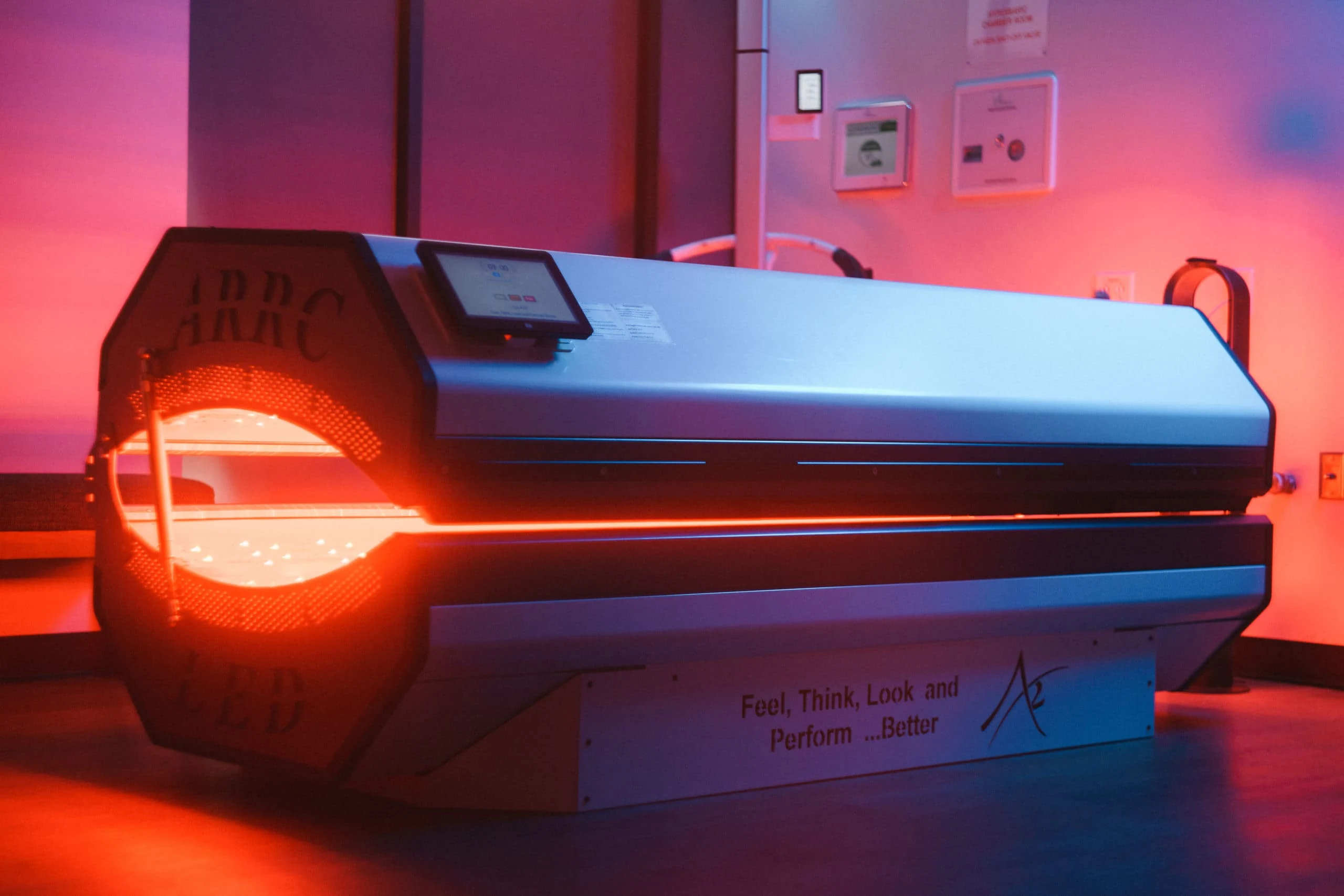 Red light therapy equipment at Benessair