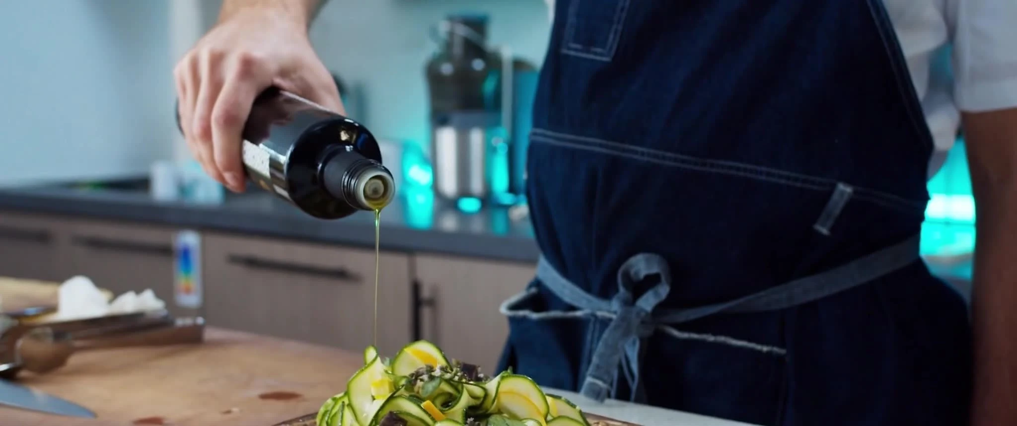 Fresh food preparation at Benessair